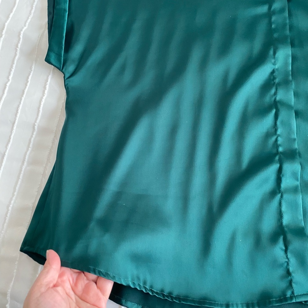 Green blouse
